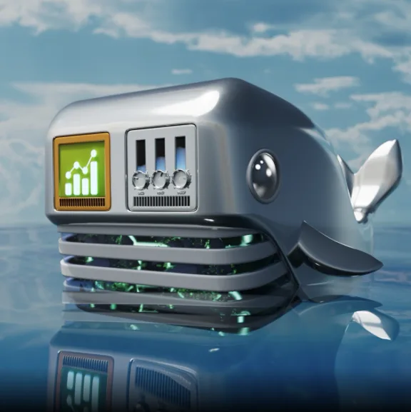 Baleine métallique, un mineur de Bitcoin numérique de GoMining Baleine métallique, un mineur de Bitcoin numérique de GoMining